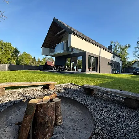 Enklawa Winiec - Nowoczesny Dom Nad Jeziorem, 6 Sypialni, Jacuzzi Exterior photo